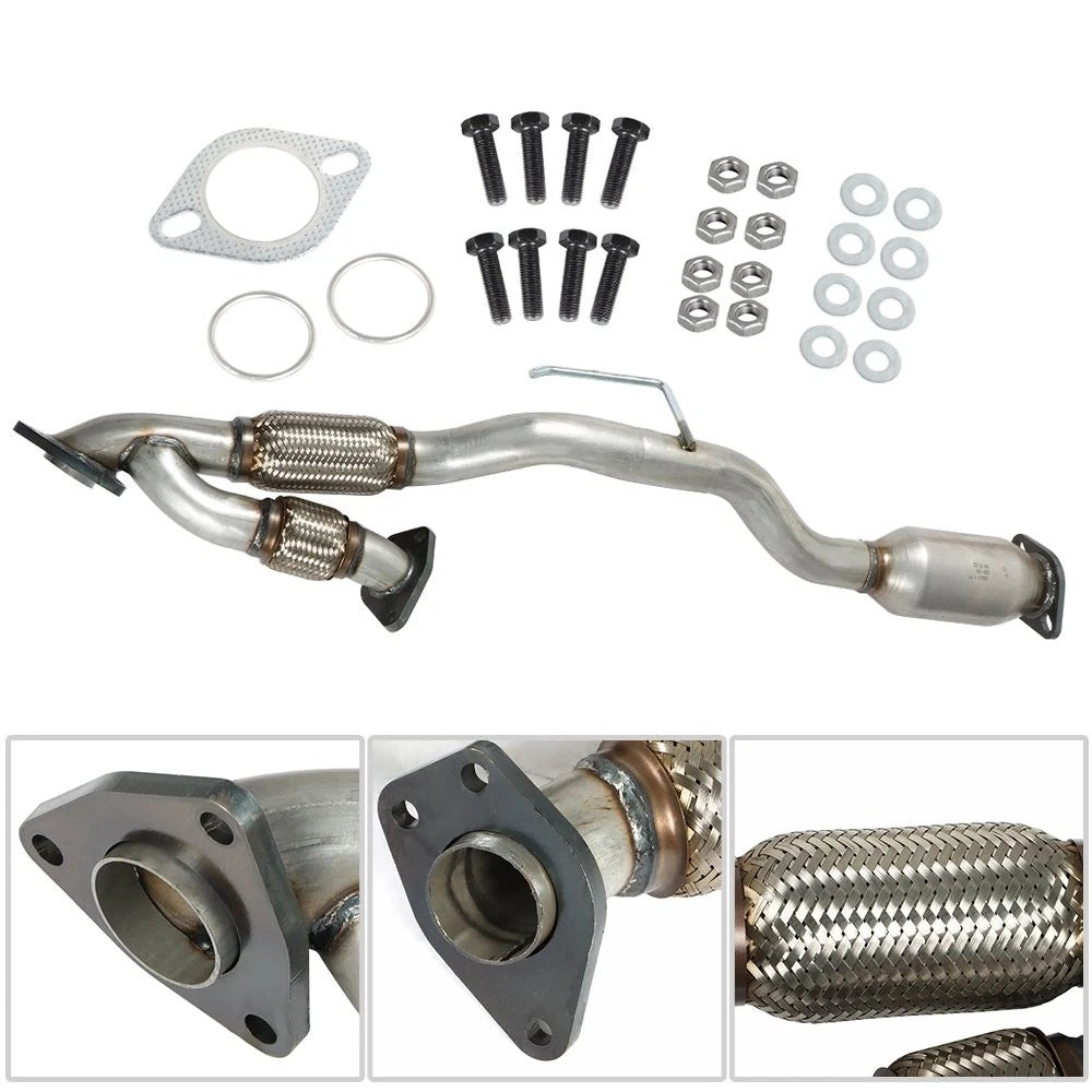 Rear Catalytic Converter Exhaust Flex Y-Pipe for Nissan Murano (2009–2014)