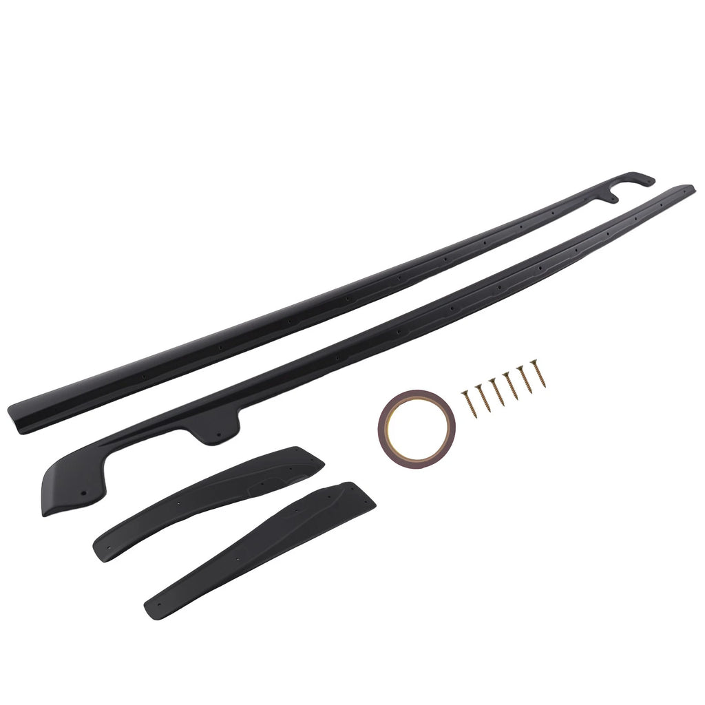 Body Side Extension Kit for Chevrolet Corvette (2005–2013) Black ABS