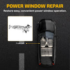 Front Left Power Window Regulator with Motor for Dodge Grand Caravan (1996–1997)