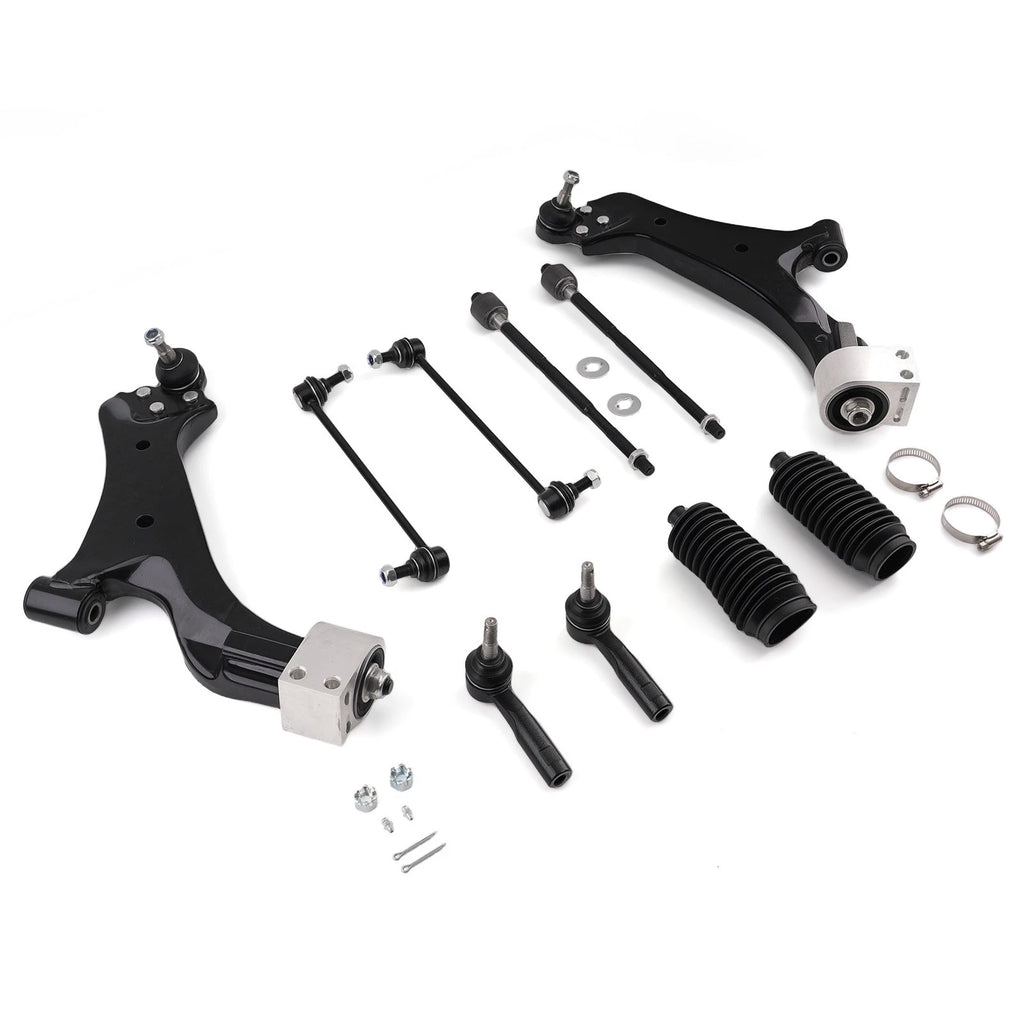 10pcs Front Lower Control Arms Sway Bar Tie Rods for Saturn Vue (2008–2009)