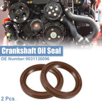 2X Engine Crankshaft Oil Seal No. 9031138096 for Lexus CT200h (2012–2017)
