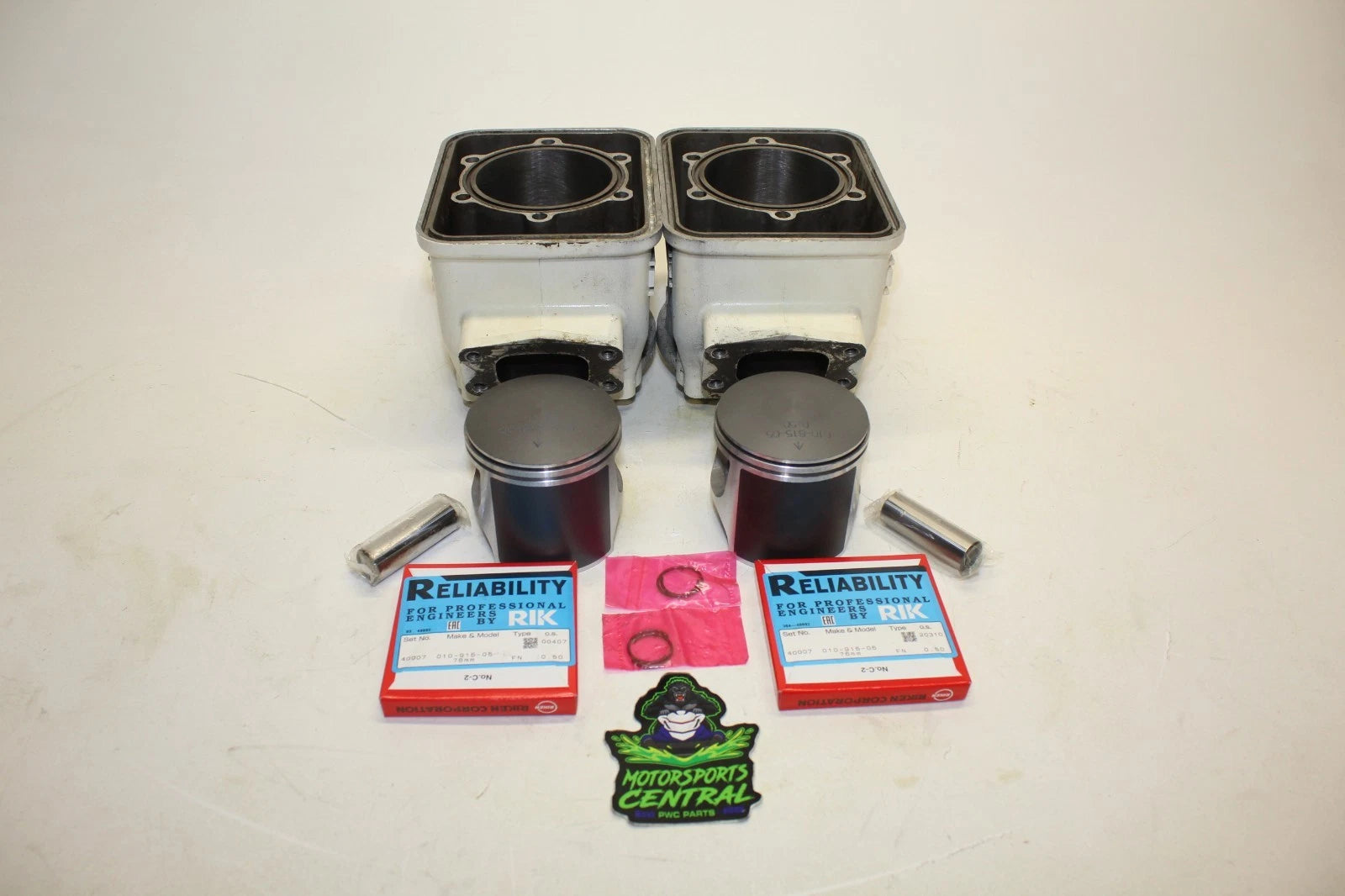 Top End Pistons & Gaskets for Seadoo 580 587 (0.50mm)