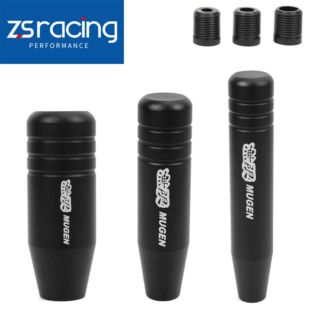 Mugen Aluminum Black Manual Gear Shift Knob for Universal Fit