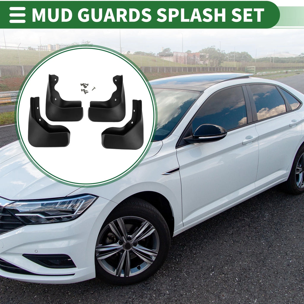 Set of 2 Mud Flaps for Volkswagen Jetta (Sedan) (2015–2017)