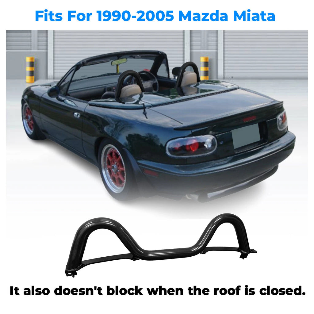 Stainless Steel Euro Style Roll Bar for Mazda Miata MX5 (1990–2005)