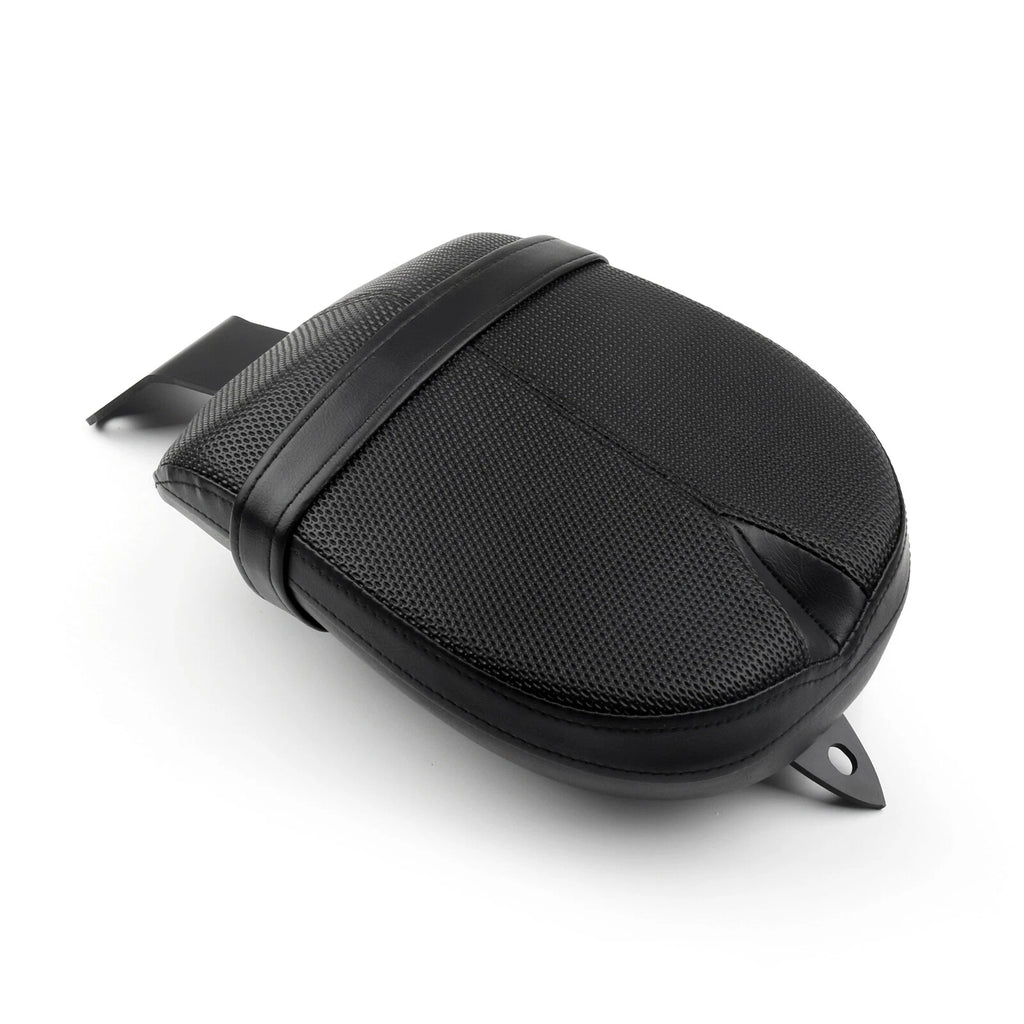 Rear Passenger Pillion Pad Seat for Victory Octane (2017) - Black Leather