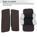Center Console Cover with Storage Bag for BMW X5 G05 (2019 - 2023) Dark Brown