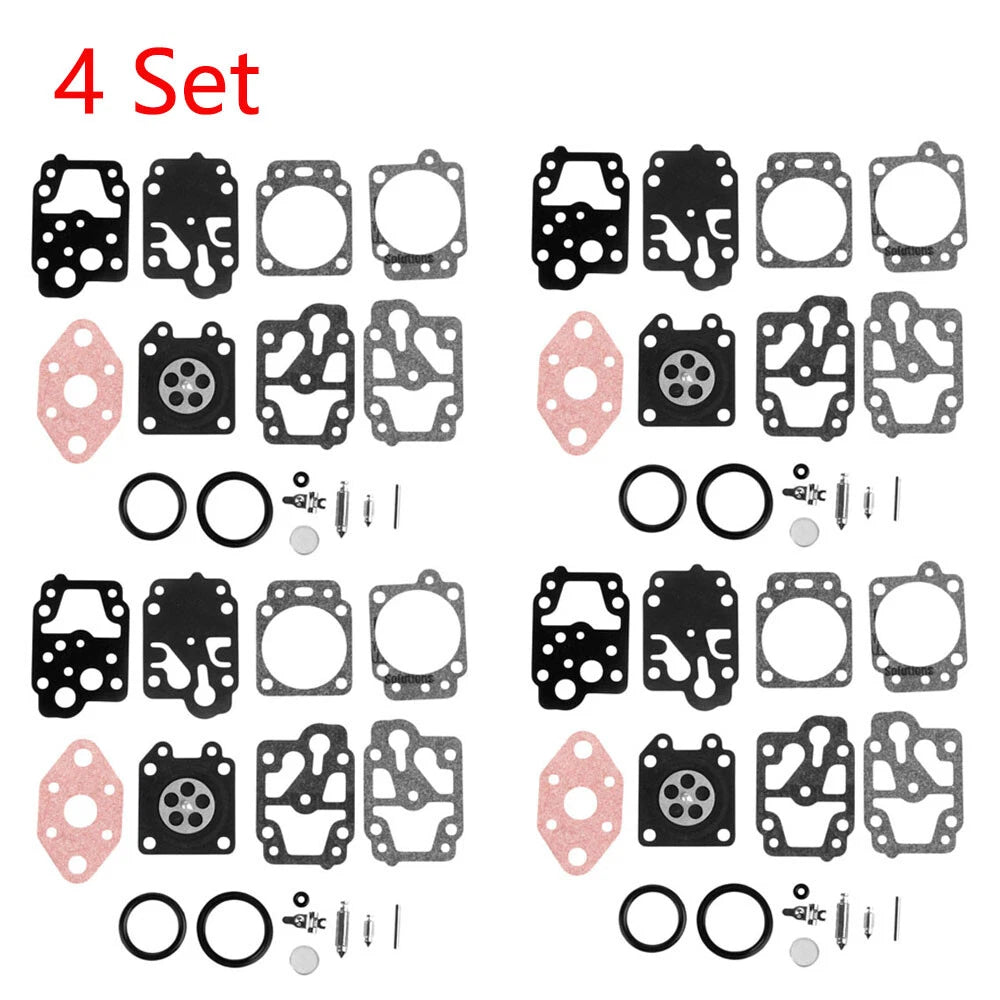 Set of 4 Carburetor Gasket Parts Kit for Honda GX22 GX31 (WALBRO K20-WYL)