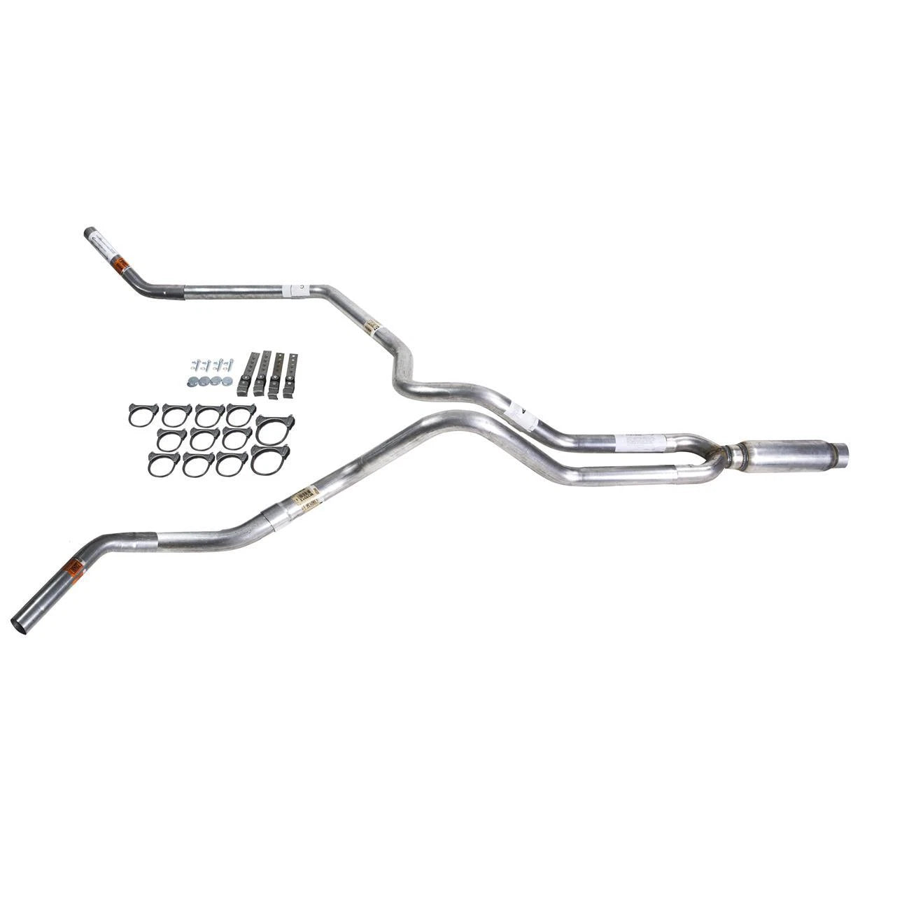 Dual Exhaust 2.5" MA Pipe Glass Pack Muffler for Ram (2002–2003)