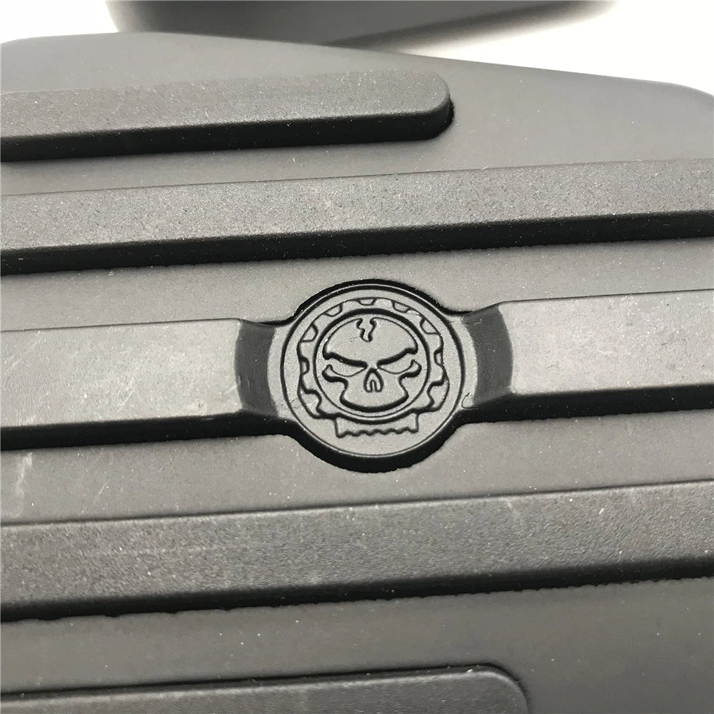 Gear Skull Foot Pegs for Harley Touring Sportster Dyna Softail (1984–2018)