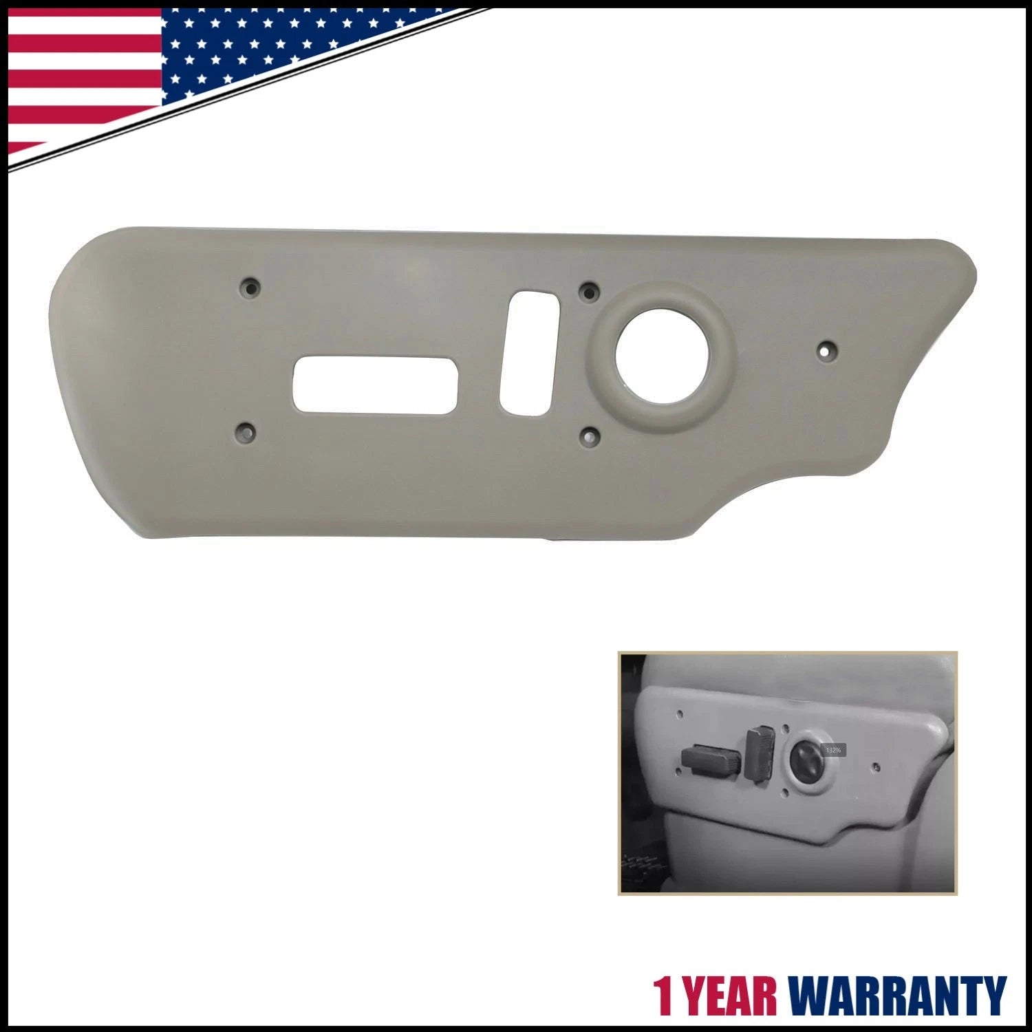Seat Switch Bezel for Chevy Silverado 1500 HD 2500 HD 3500 (2003–2007)