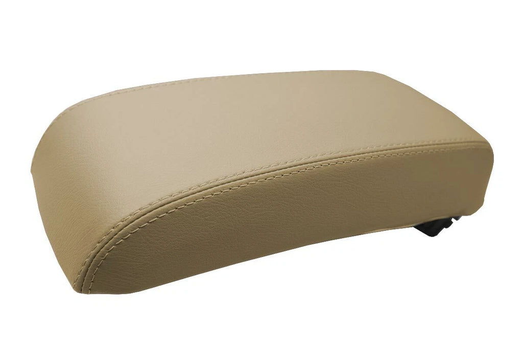 Leather Console Lid Armrest Cover for Dodge Journey (2009–2010) Beige