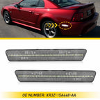 2X Clear Lens LED Rear Bumper Side Marker Lights for Ford Mustang (1999–2004)