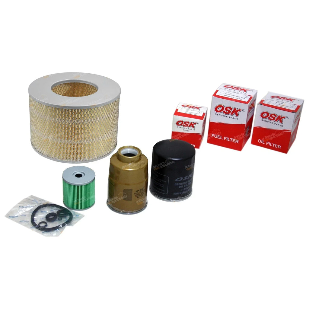 Filter Service Kit Air Oil Fuel for Landcruiser HDJ80 HZJ80 1HZ 4.2L(1990–1998)