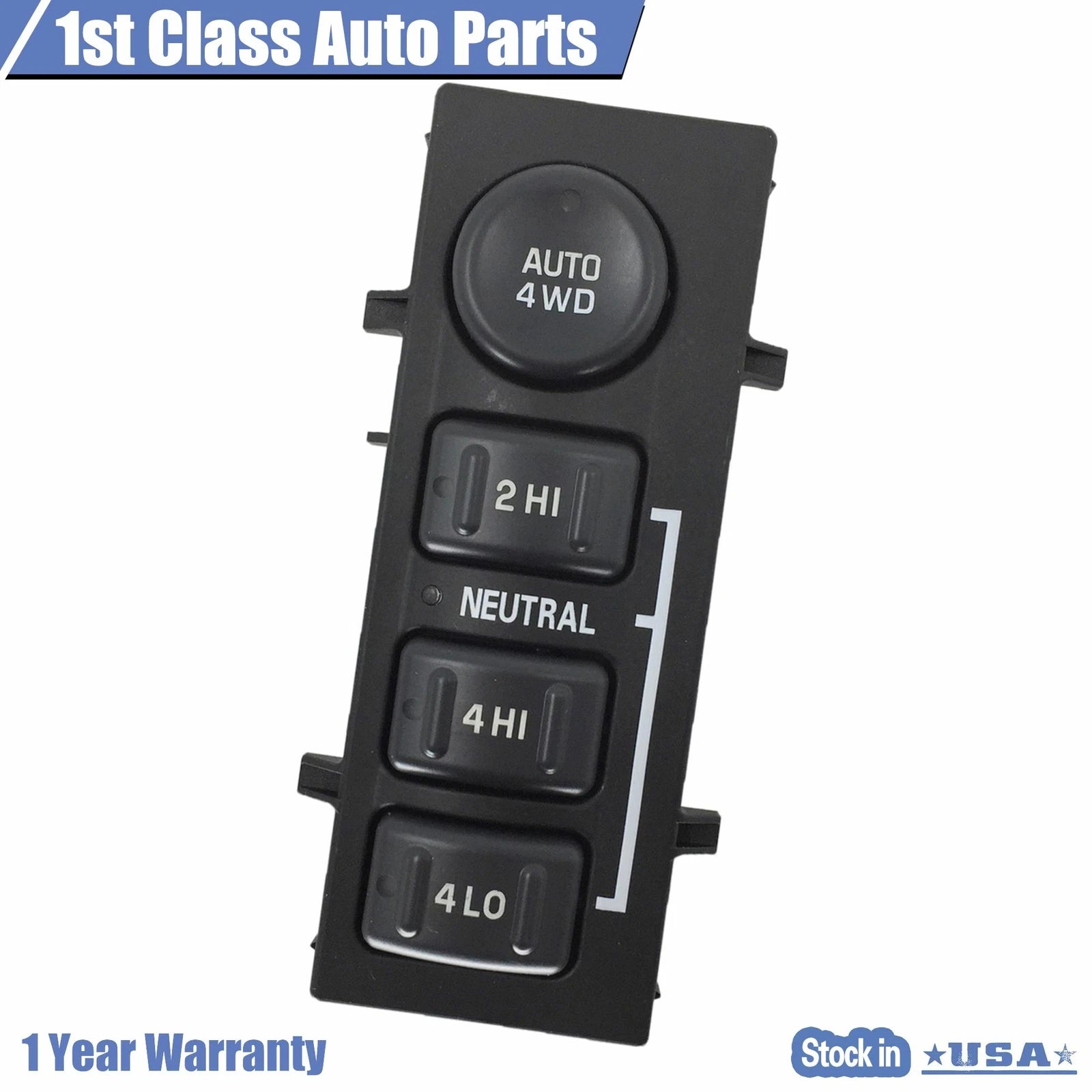 Transfer Case Selector Dash Switch for Cadillac Escalade, Chevy Tahoe (2002-2014)