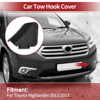 Tow Hook Cover Cap for Toyota Highlander (2014–2019) No. 521280E070 Black