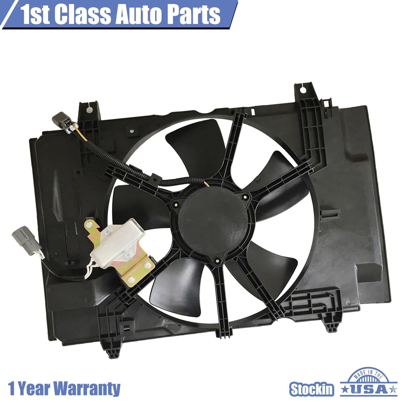 Front Radiator Cooling Fan Assembly for Nissan Versa (2007-2012)