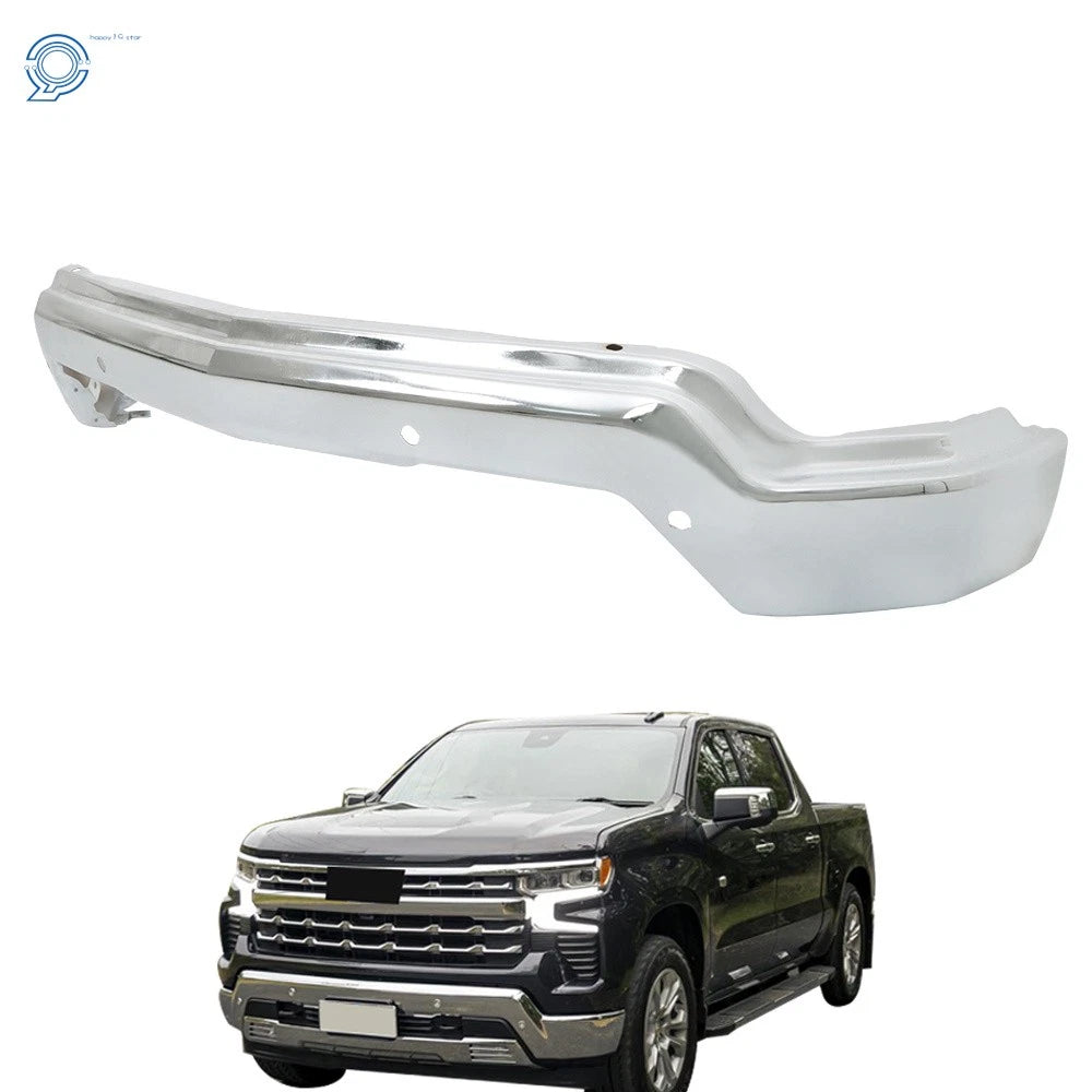 Chrome Front Bumper Face Bar for Chevy Silverado 1500 (2022–2023)
