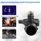 Engine Coolant Thermostat Housing Assembly for BMW Z4 (2005 - 2009)