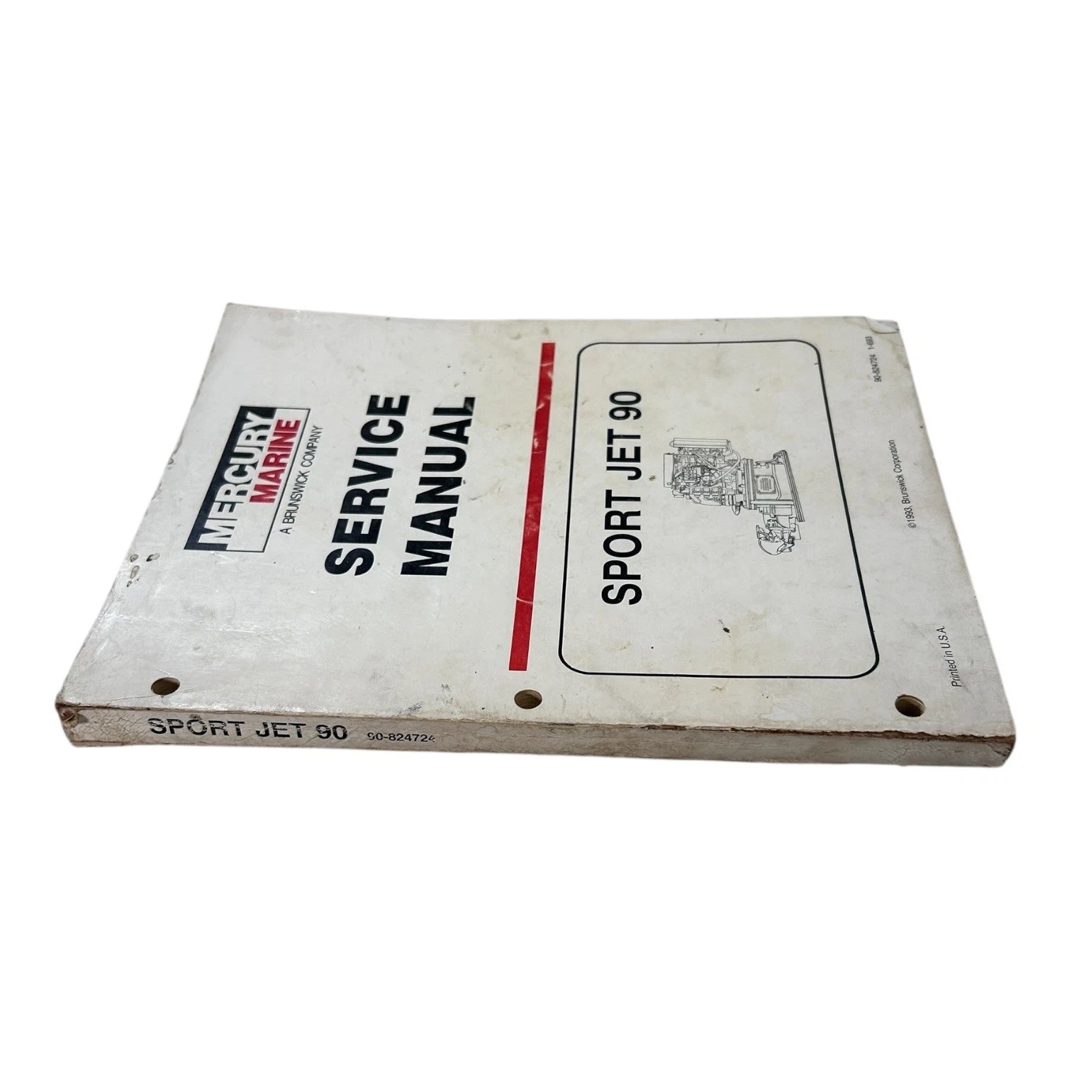 Service Manual for Mercury Marine Sport Jet 90 (1993) 90-824724