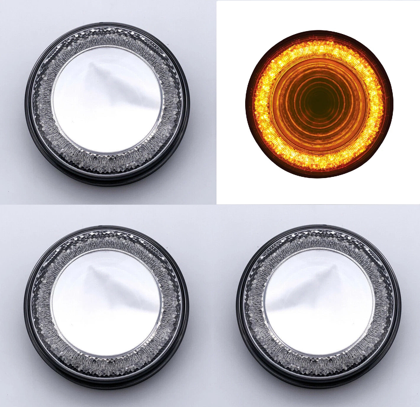 Amber LED Parking Turn Signal Clearance Lights for Mitsubishi Mirage (1993–2003)