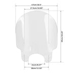 39mm Forks Windshield for Harley Sportster XL 883 1200 Dyna (2004–2023)