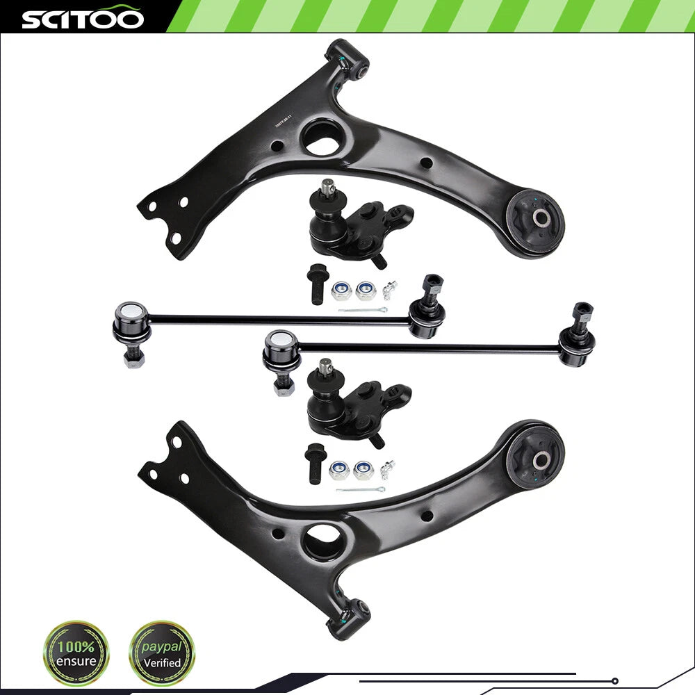 Front Lower Control Arm with Ball Joints & Sway Bar for Toyota Prius (2004–2009)