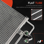 A/C Condenser with Bracket for Ford Tempo Escort EXP Mercury Topaz (1984–1991)