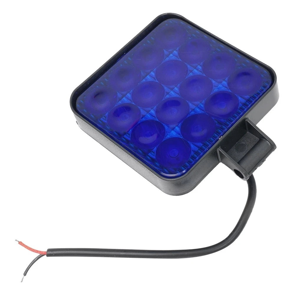 48W 16LED Work Light Pod for SUV ATV Truck Off Road Tractor (12V 24V)