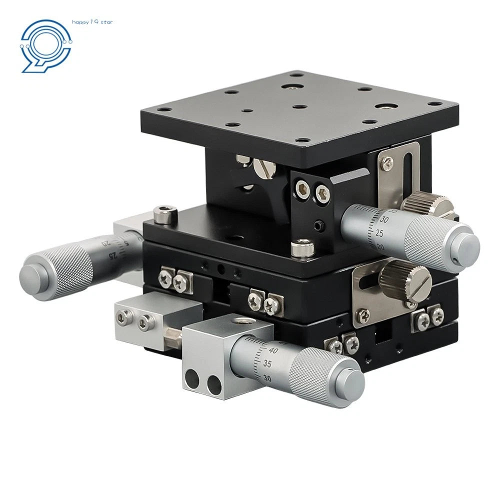 3 Axis XYZ Linear Stage Trimming Platform Bearing Tuning Table 60x60mm