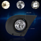 Clear Lens Fog Lights with Bezel for Honda Pilot (2003–2005)