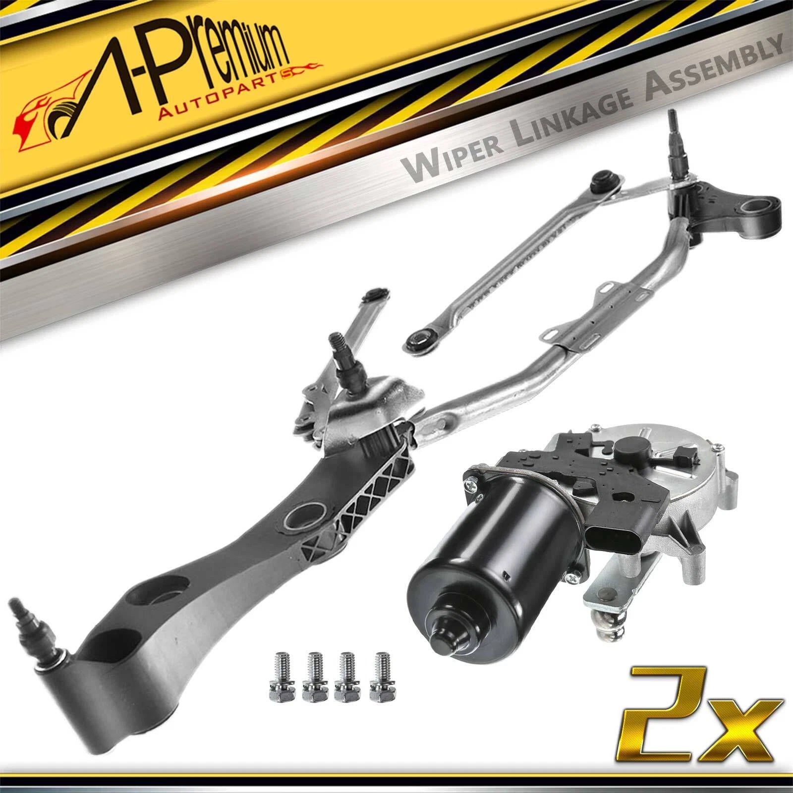 Windshield Wiper Linkage & Motor Assembly for BMW 525i 528i 530i (2001–2007)
