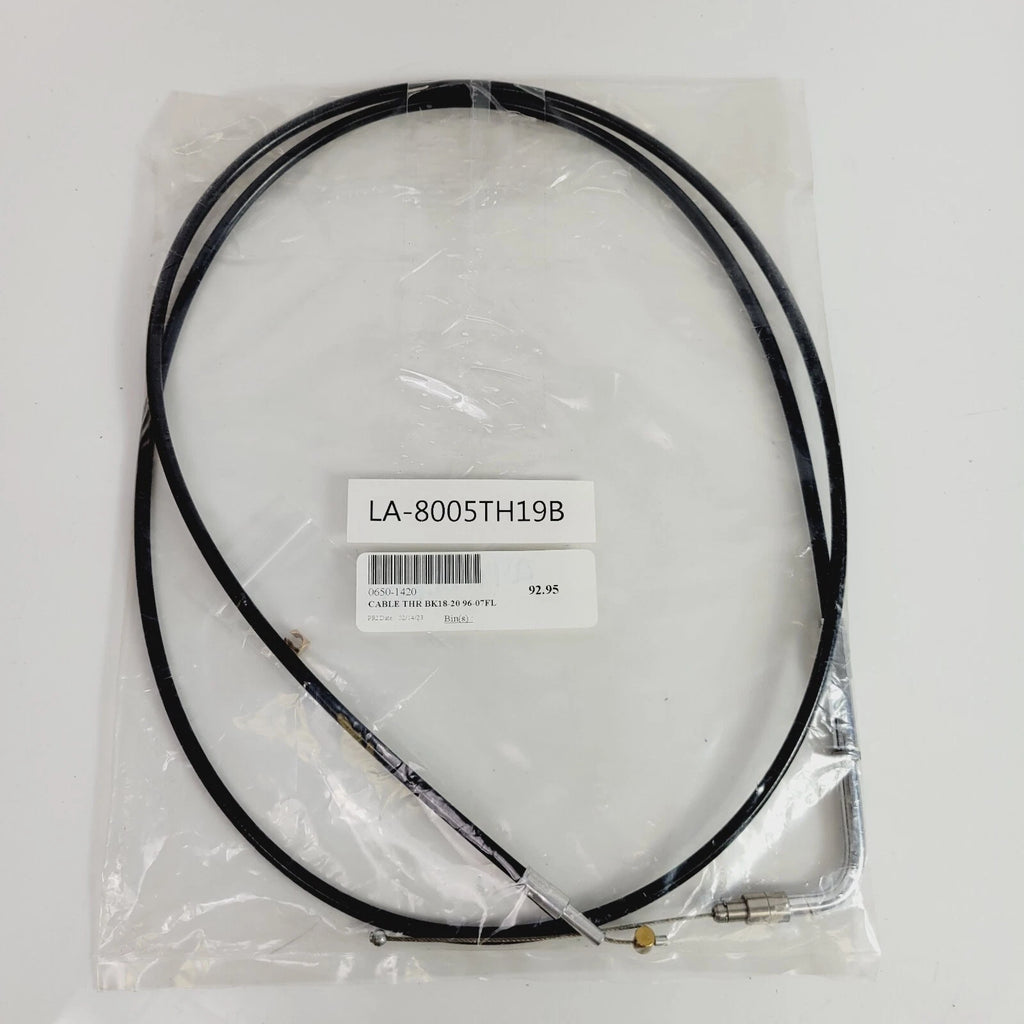 Throttle Cable for LA Choppers (18" Black Vinyl Braided) LA-8005TH19B