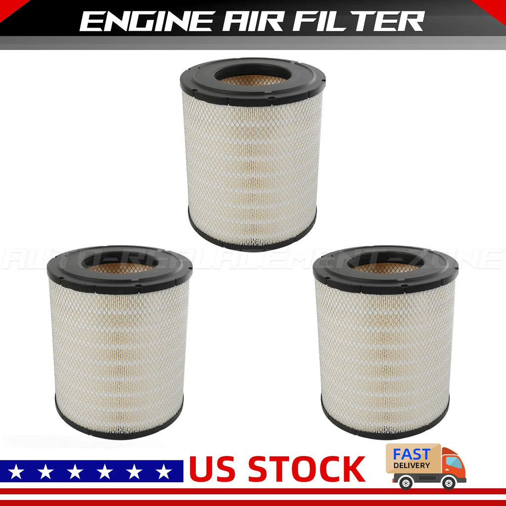 3PCS Air Filter for Freightliner Columbia (RS3518) (P185069, P527682)