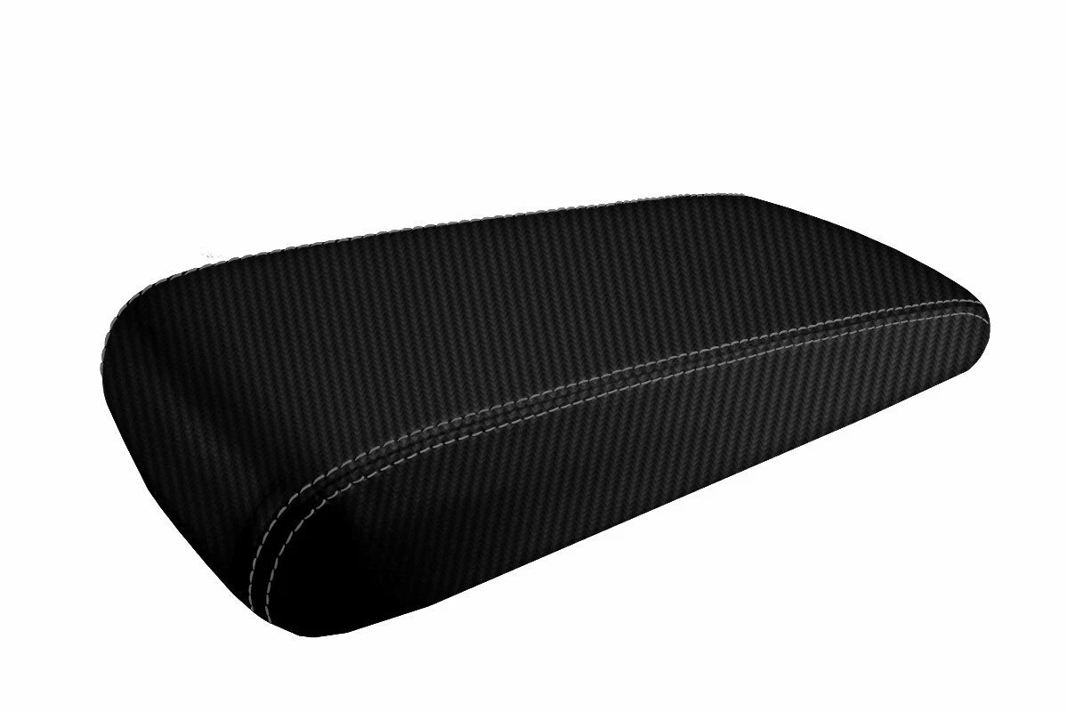 Console Lid Armrest Cover for Dodge Charger (2008–2010) Carbon Fiber