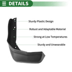 Mud Flaps Splash Guards Set of 4 for Honda Crosstour (2014–2017)