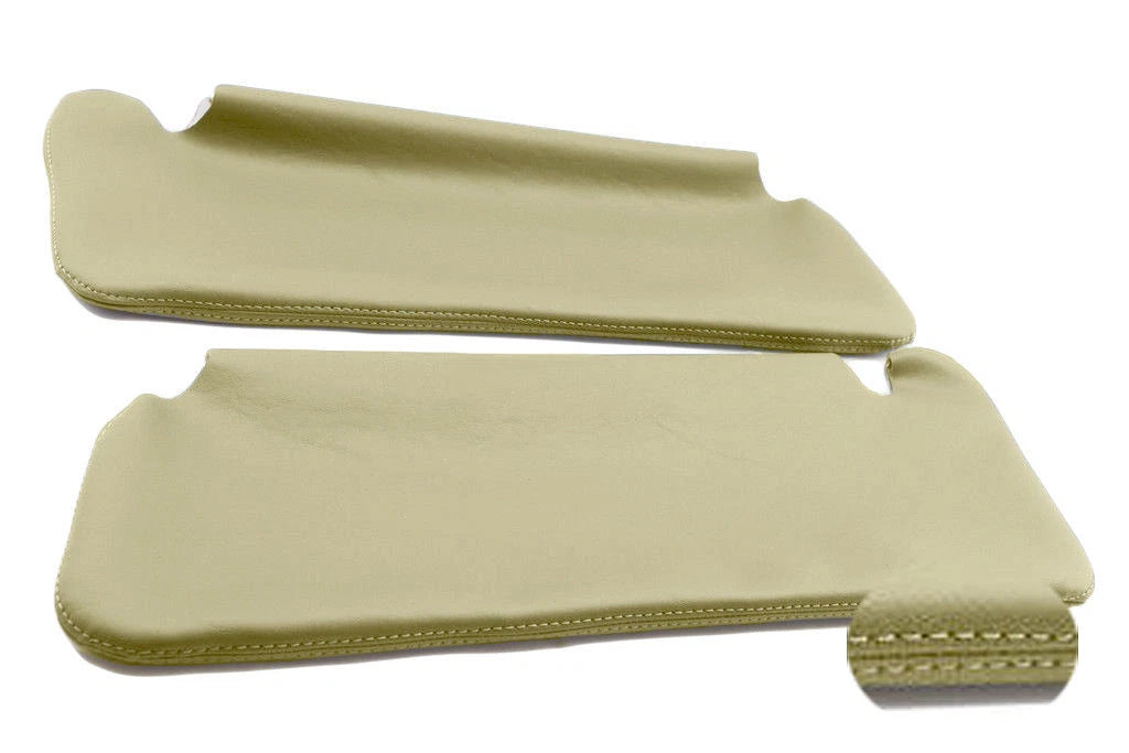Leather Synthetic Sunvisor Covers for Chevrolet Tahoe Suburban (1995–1999) Beige