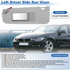 Left Side Sun Visor for BMW 3 Series E90/E91 (2005-2008)