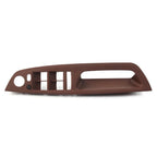 Inner Door Handle Trim Cover for BMW X5 X6 E70 LHD ABS Red Brown (2007-2013)