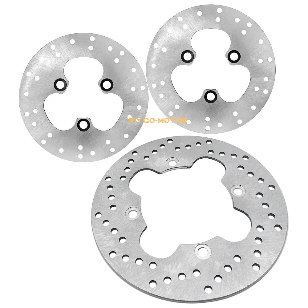 Front & Rear Brake Disc Rotors for Honda Sportrax 400 TRX400EX TRX400X (1999–2014)