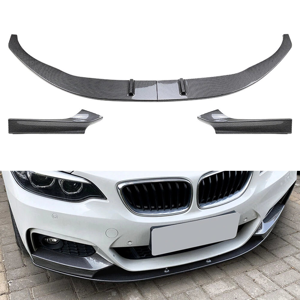 Bumper Spoiler Lip Splitter Trim for BMW 2 Series F22 F23 M Sport (2014–2022)