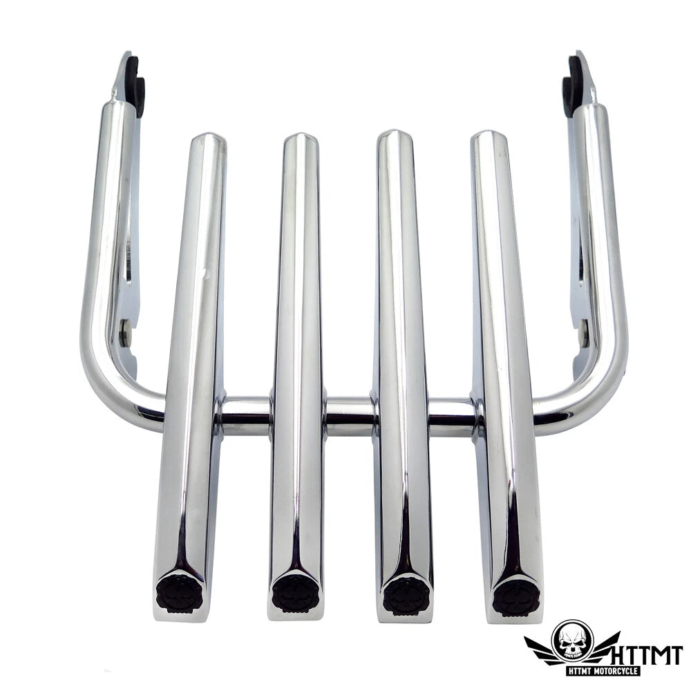 Skull Detachable Stealth Luggage Rack for Harley Touring Road King (2009–2020)