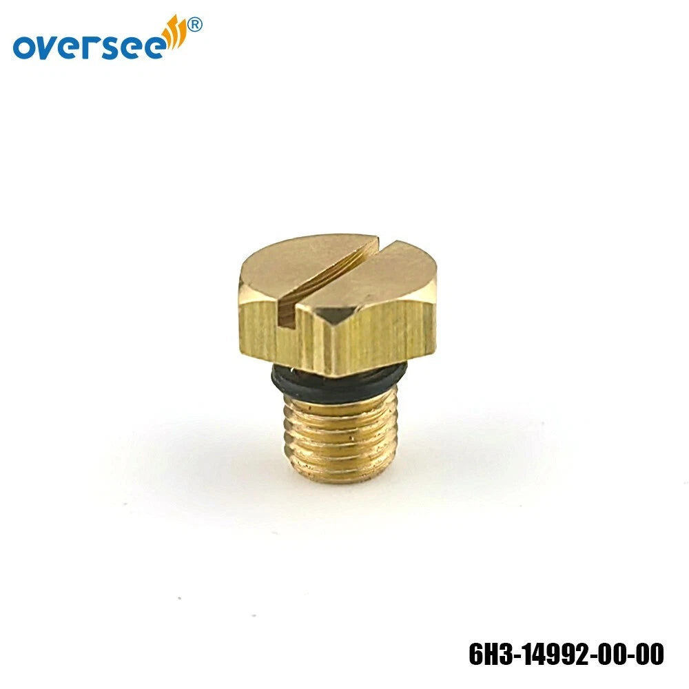 3Pcs Screw Drain for Yamaha Outboard 40-90HP (2T) (6H3-14992-00-00)