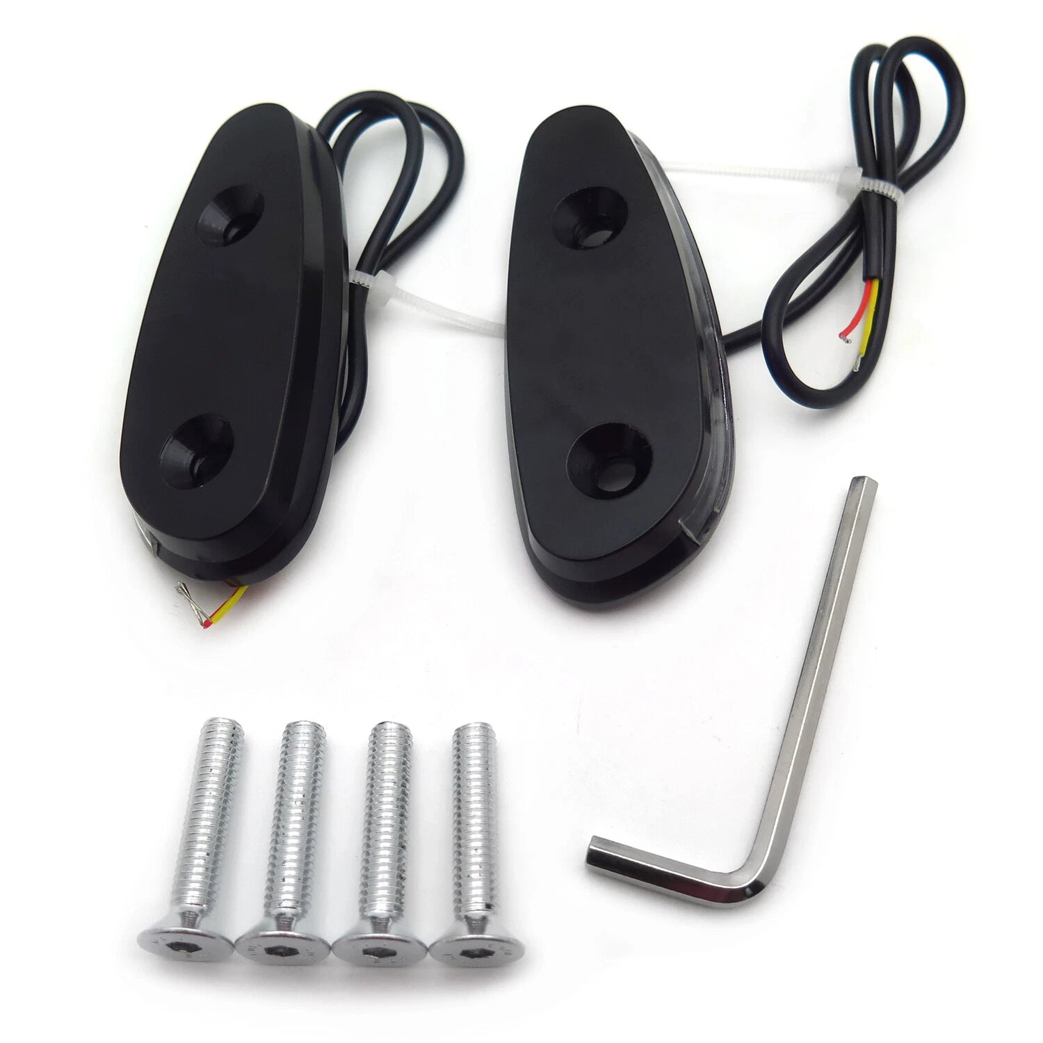 LED Signal Mirror Block Off Base Plate for Suzuki GSX-R 600 750 (2001–2005)