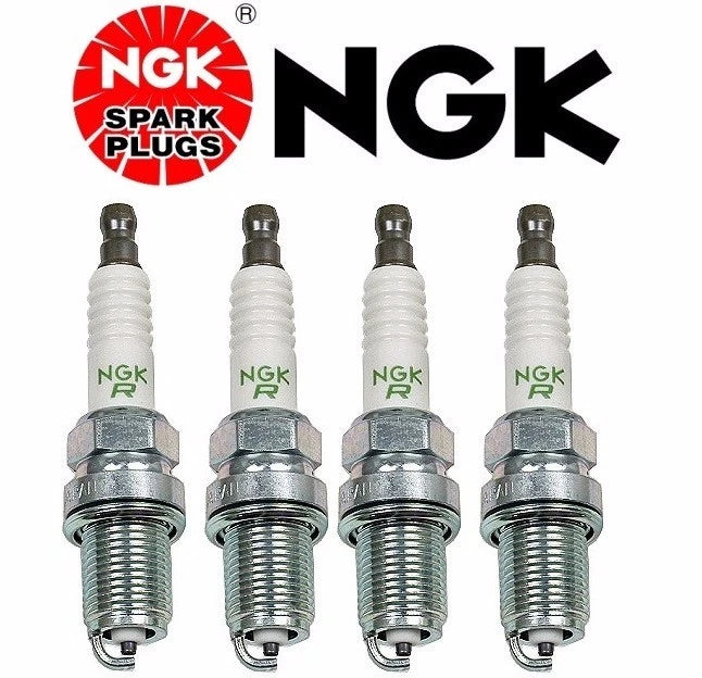 Set of 4 NGK V-Power Copper Spark Plugs BKR6E-11 for (Made in Japan)