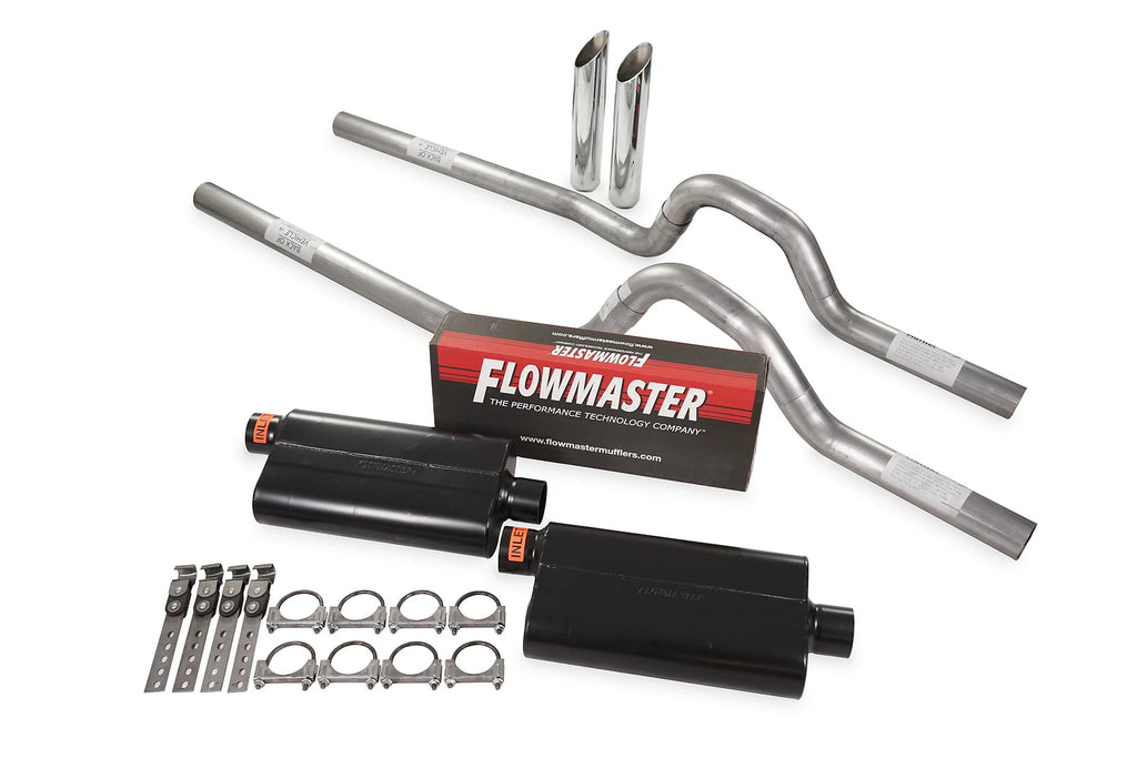 Dual Exhaust Kit 2.5" Flowmaster 50 Series for Ford F-Series (1980–1986)