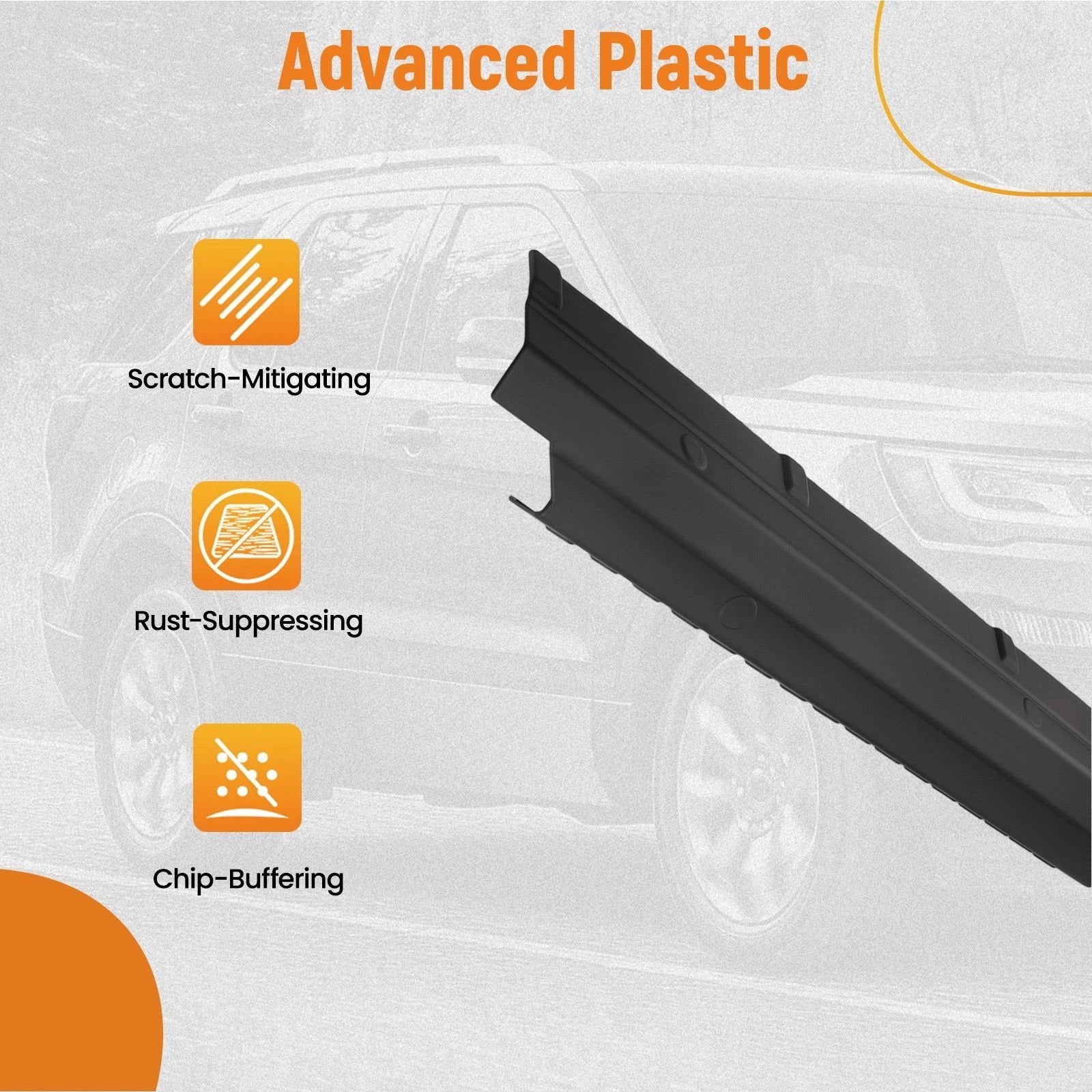 Rocker Panel Protector Guard Covers for Chevy Silverado 1500 (2007–2013)