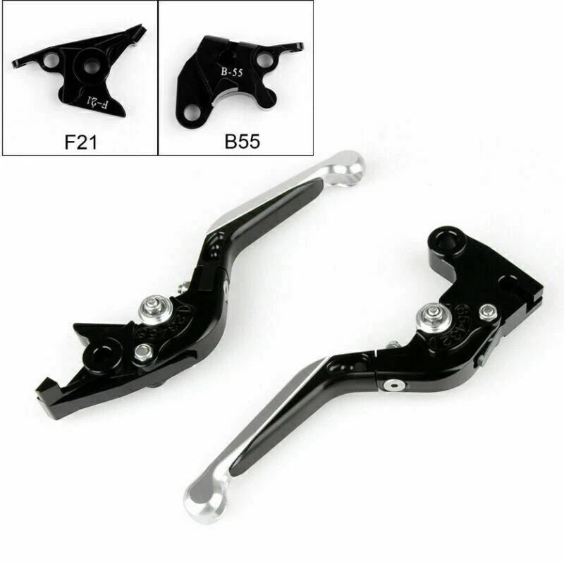 Adjustable Folding Brake Clutch Levers for Buell XB12 XB9 (2003–2010) Silver T9
