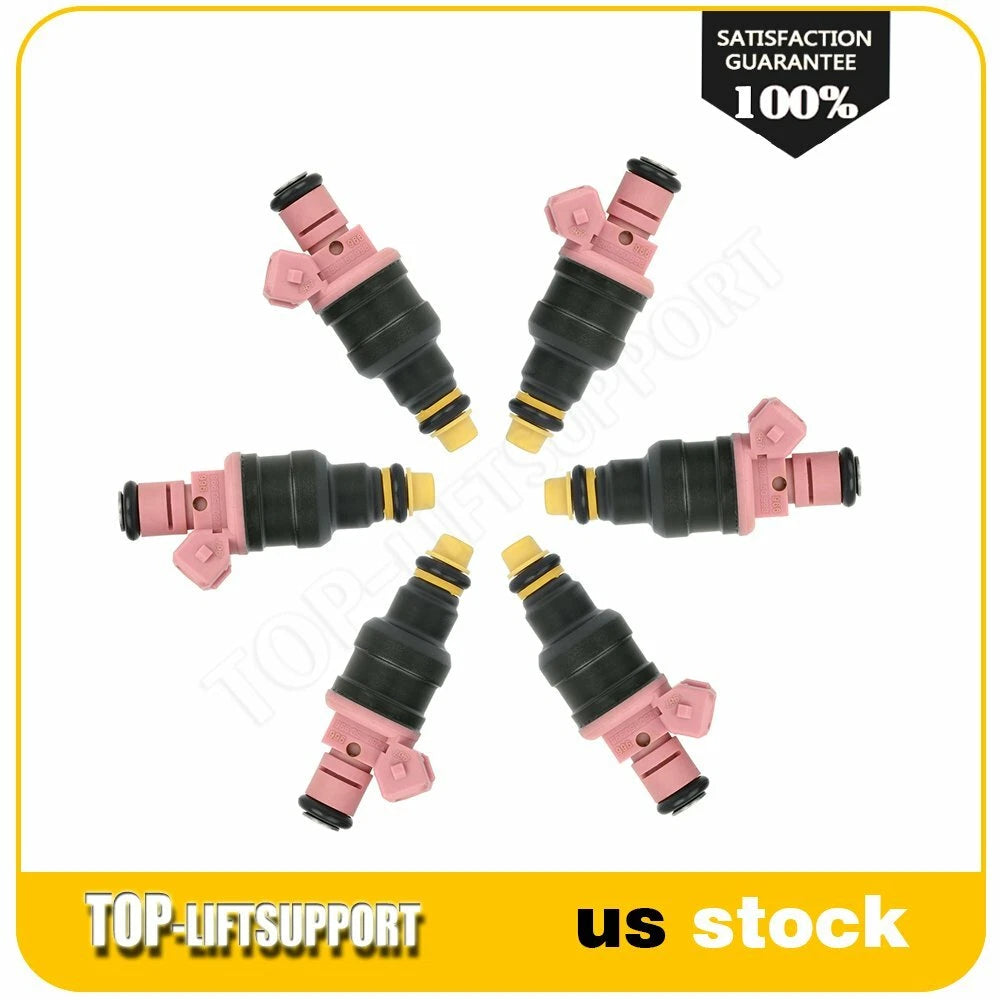 Set of 6 Fuel Injectors for Dodge B1500 Van V6 3.9L (1997–1998)