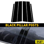 12PCS Door Pillar Post Trim for Ford Explorer (2011–2019) Carbon Fiber
